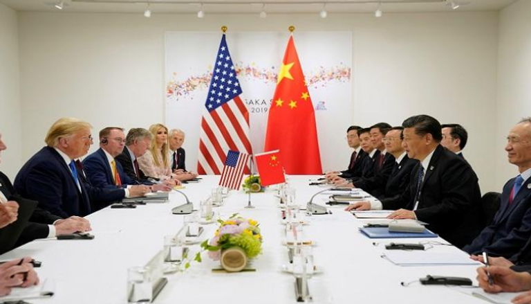 جانب من مفاوضات التجارة الأمريكية الصينية