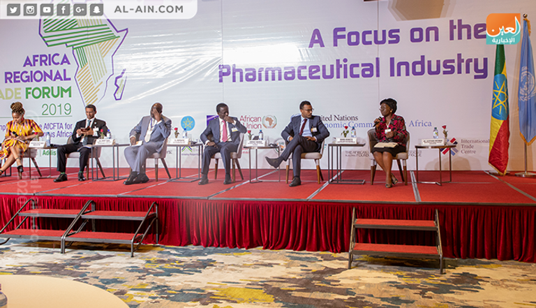 جانب من فعاليات المنتدى التجاري الإقليمي بأديس أبابا