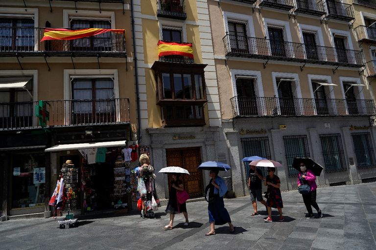 حرائق الغابات بإقليم تاراجونا في إسبانيا