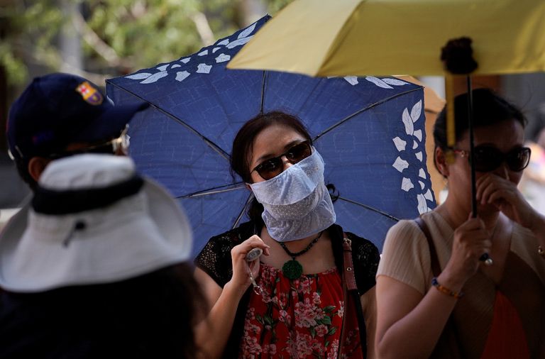 حرائق الغابات بإقليم تاراجونا في إسبانيا