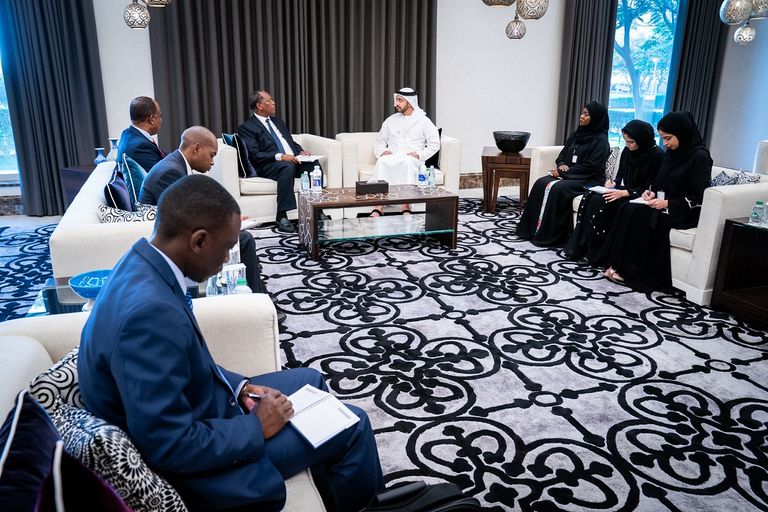 الشيخ عبدالله بن زايد آل نهيان ووزير خارجية تنزانيا