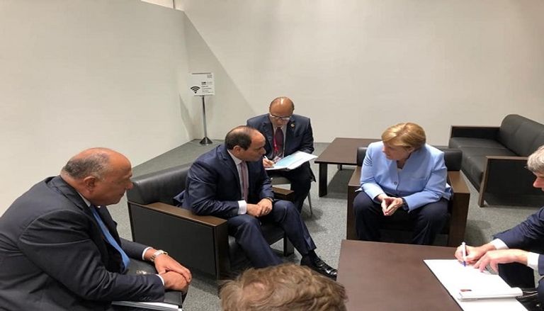 الرئيس السيسي خلال لقائه برئيس الوزراء الإيطالي