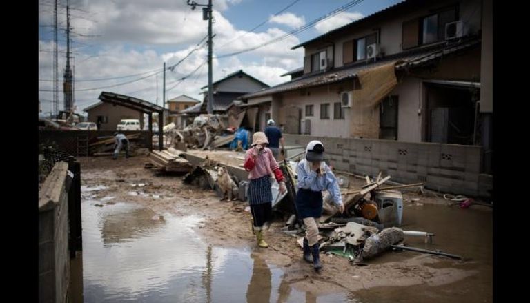 السلطات اليابانية حذرت المواطنين من الأمطار الغزيرة
