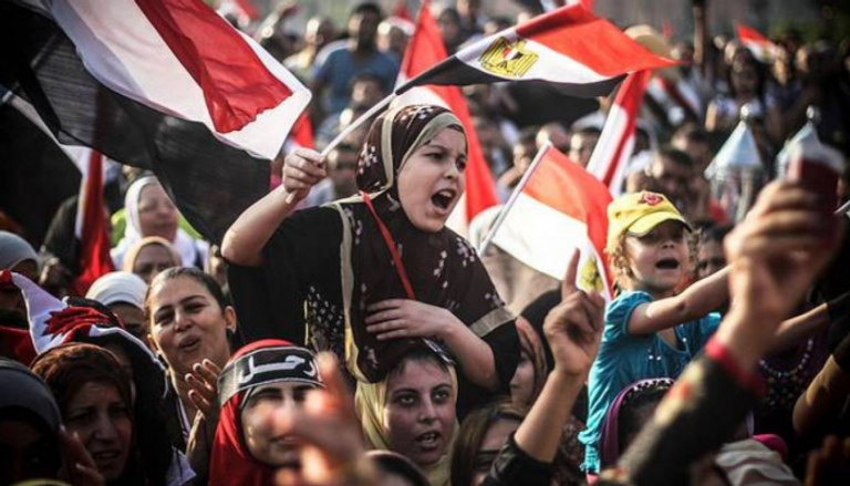 مشاركة المرأة المصرية بثورة 30 يونيو - أرشيفية 