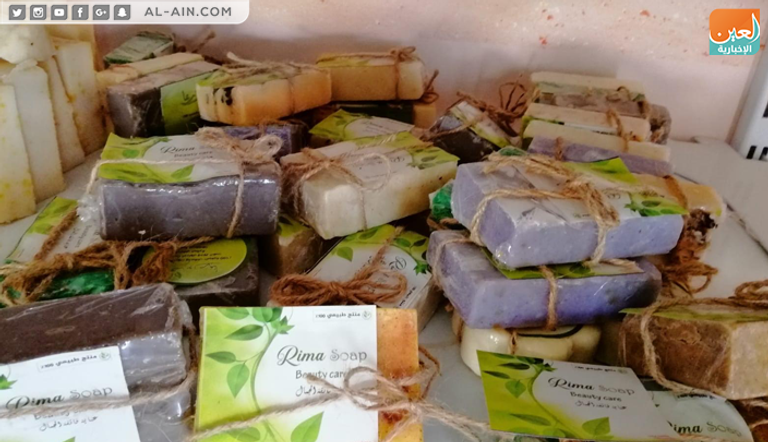 فدوى القرا تنتصر على البطالة بصناعة الصابون الطبي