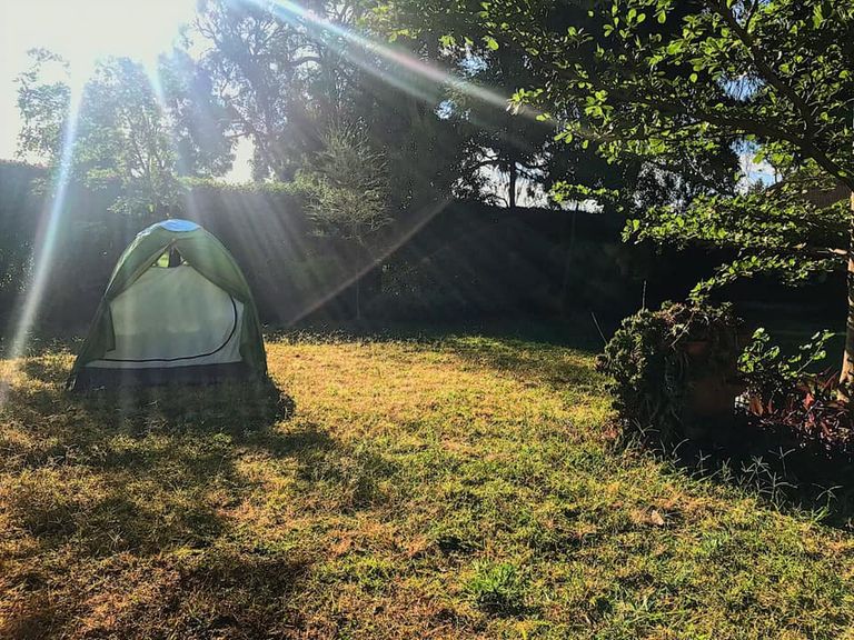 إبراهيم النجدي أثناء رحلته للسعودية بالدراجة النارية