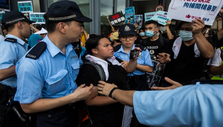 مواجهات بين شرطة هونج كونج ومحتجين - الفرنسية