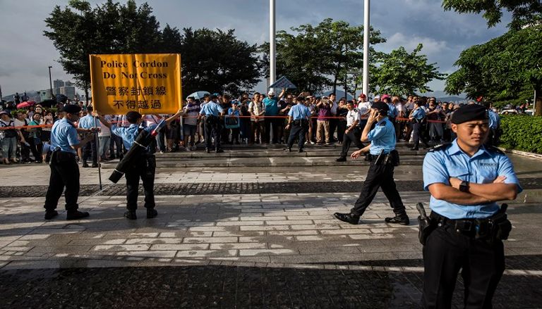 مواجهات بين شرطة هونج كونج ومحتجين - الفرنسية