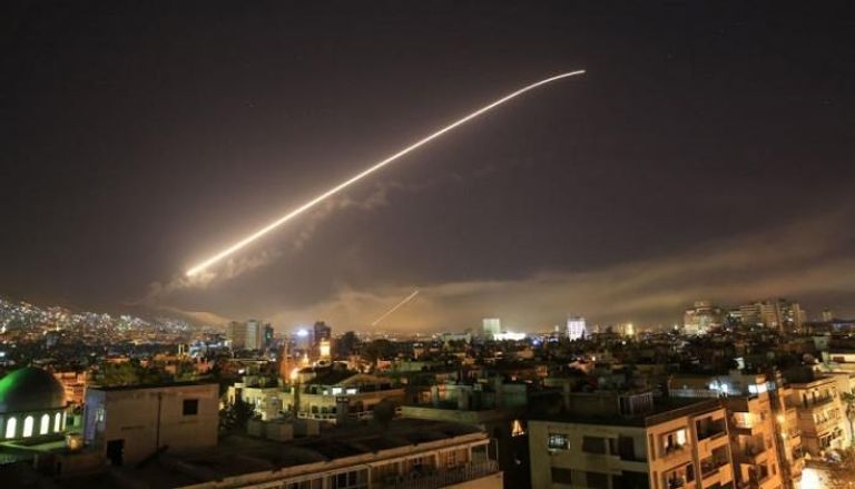 الدفاعات السورية تتصدى لهجوم صاروخي - أرشيفية