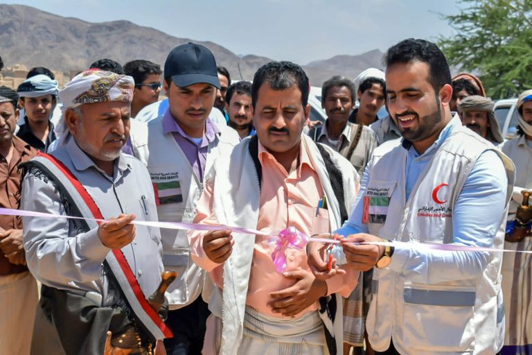 افتتاح مشروع لتوفير المياه بمنطقتين في شبوة اليمنية