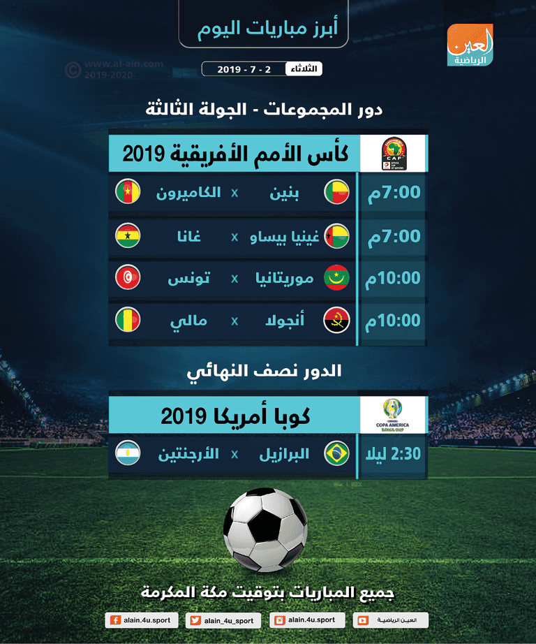 مباراة البرازيل والأرجنتين