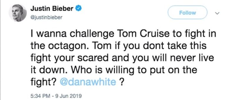 جاستن بيبر وتوم كروز - أرشيفية