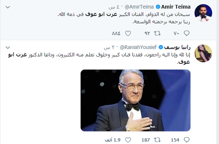 الفنان الكبير عزت أبوعوف