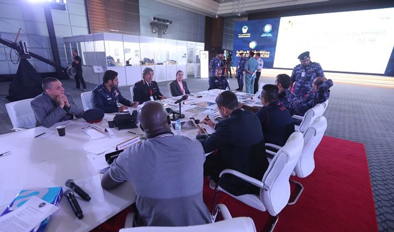 جانب من التمرين