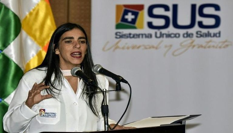 جابرييلا مونتانيو وزيرة الصحة البوليفية