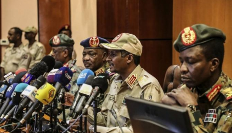أعضاء بالمجلس العسكري السوداني - أرشيفية 