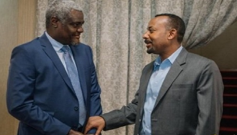 رئيس الوزراء الإثيوبي ورئيس مفوضية الاتحاد الأفريقي