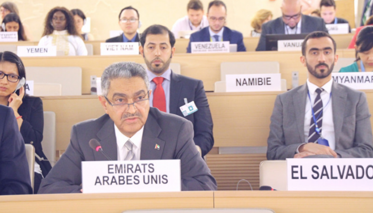 عبيد سالم الزعابي المندوب الدائم لدولة الإمارات في الأمم المتحدة بجنيف