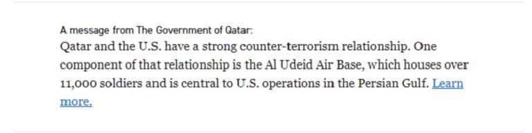 الأموال القطرية بوسائل الإعلام الأجنبية