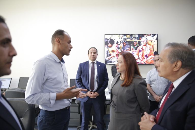 رئيسة الجمعية العامة للأمم المتحدة خلال زيارة الأزهر الشريف