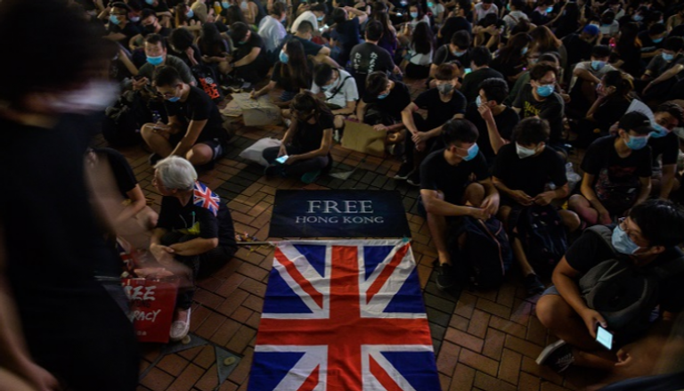 جانب من احتجاجات هونج كونج