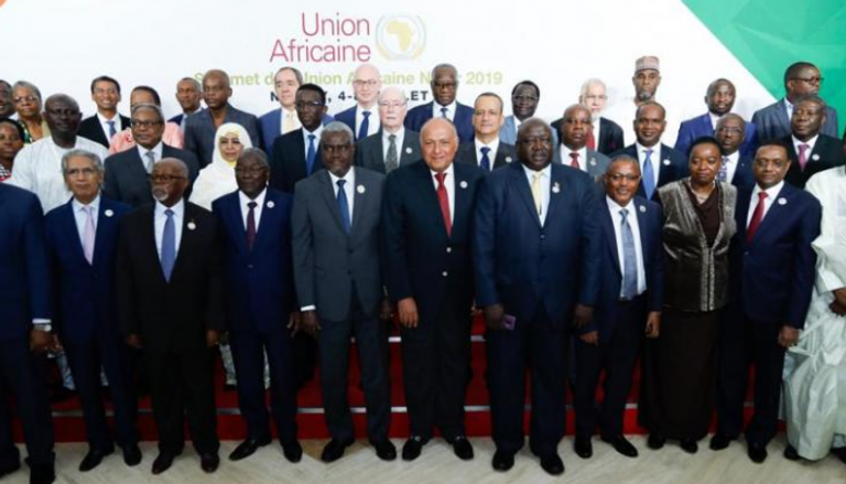 وزراء الخارجية الأفارقة خلال اجتماعهم بالنيجر