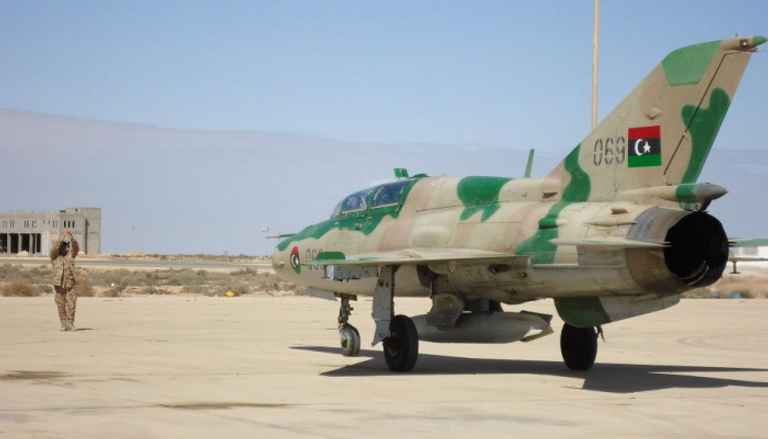 طائرة تابعة لسلاح الجو الليبي