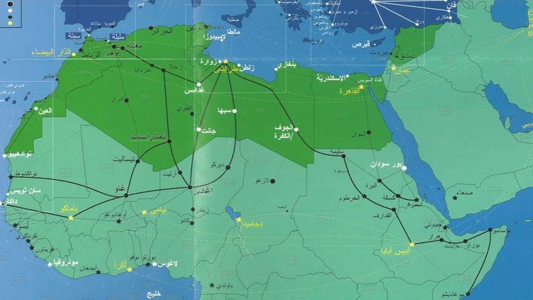 مسارات الهجرة إلى ليبيا مهاجرون غير شرعيين في ليبيا