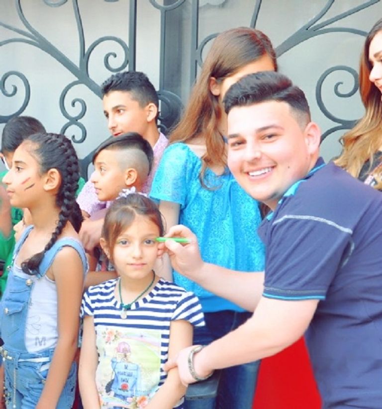 حيدر يونس مؤسس مبادرة "شباب المحبة"