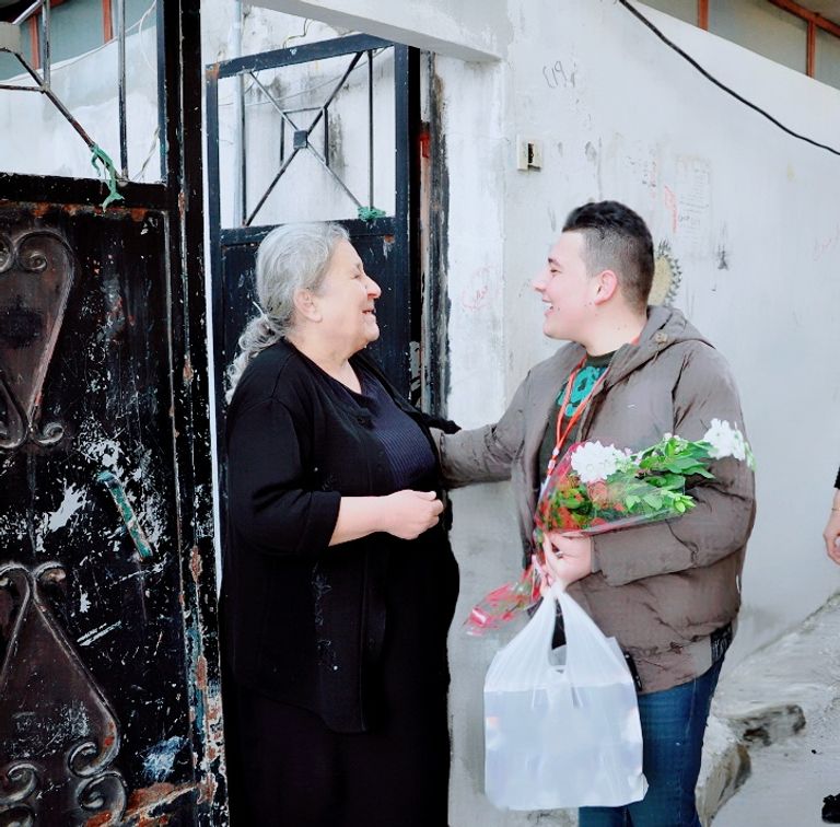 حيدر يونس مؤسس مبادرة "شباب المحبة"