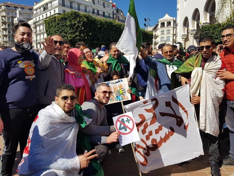مظاهرات في الجزائر ضد نظام بوتفليقة مظاهرات الجزائر - أرشيفية