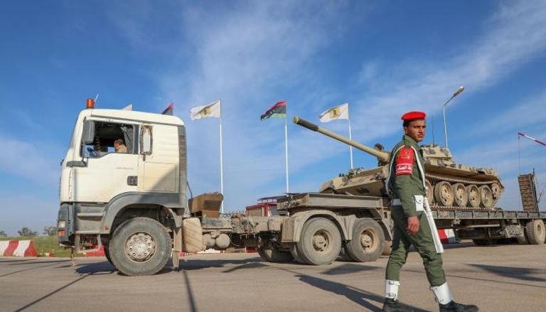 الجيش الليبي يرسل تعزيزات كبيرة لمحاور القتال بطرابلس