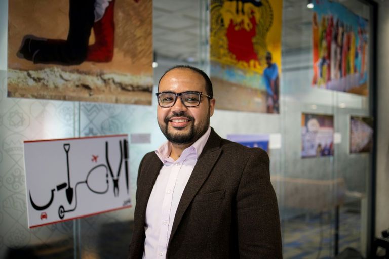 جانب من معرض فنون الشارع السوداني في لندن