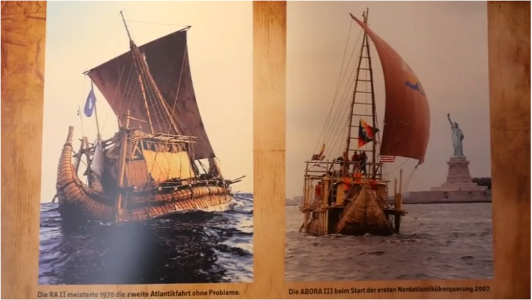 تجهيز القارب للإبحار إلى مصر