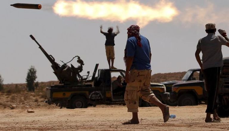 جانب من اشتباكات سابقة في الجنوب الليبي 