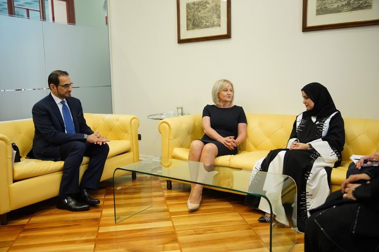 الدكتورة أمل القبيسي ورئيسة برلمان البوسنة والهرسك