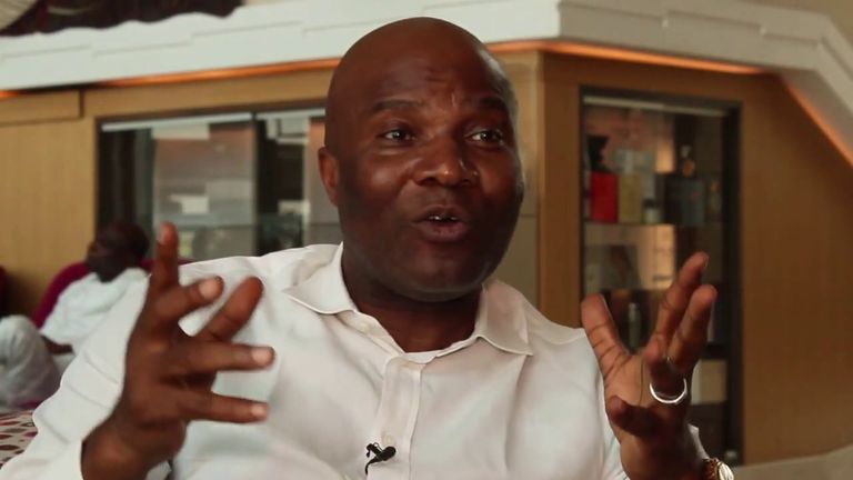 وايدي أكاني لاعبو نيجيريا