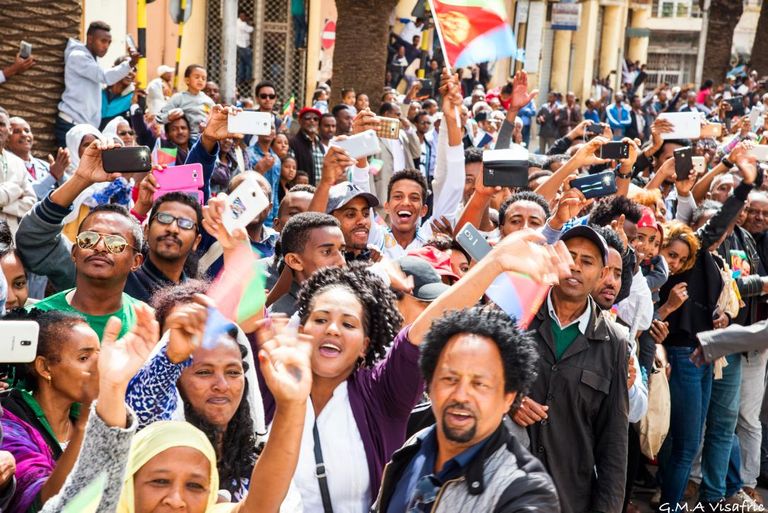 رئيس وزراء إثيوبيا آبي أحمد ورئيس إريتريا أسياس أفورقي