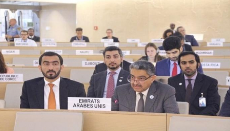 عبيد الزعابي المندوب الدائم لدولة الإمارات لدى الأمم المتحدة بجنيف