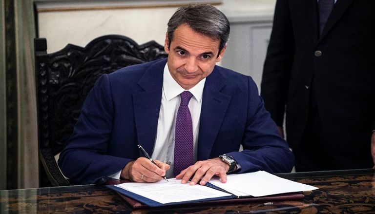 حكومة اليونان الجديدة خلال أداء اليمين الدستورية