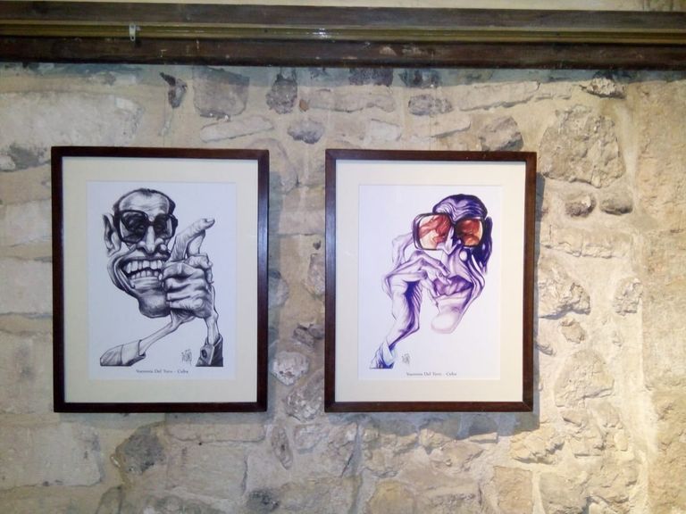 بورتريهات نجيب محفوظ تفتتح الملتقى الدولي الـ6 لفن الكاريكاتير