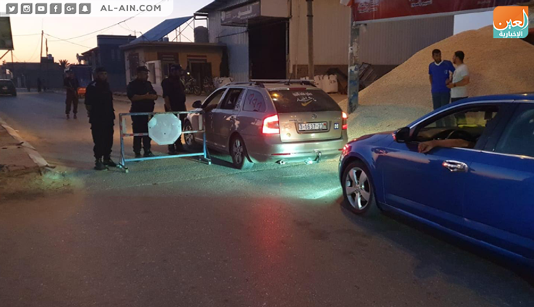 نقاط تفتيش تتبع حركة حماس في قطاع غزة