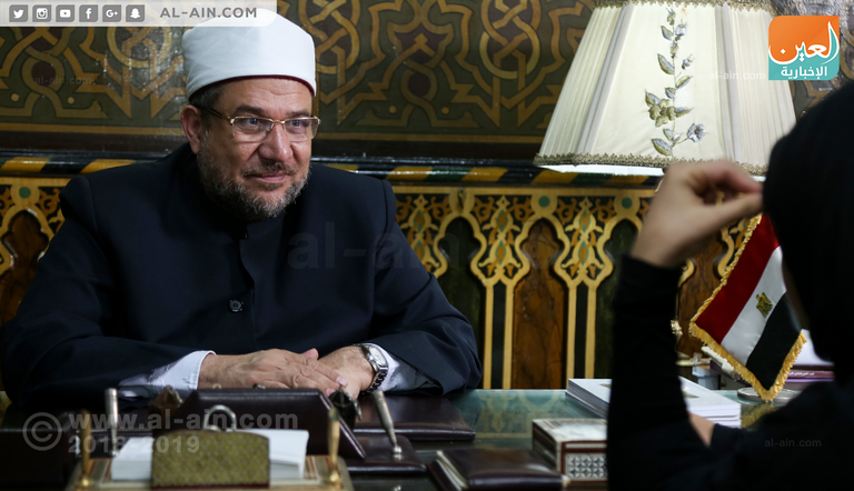 وزير الأوقاف المصري خلال حواره للعين الإخبارية