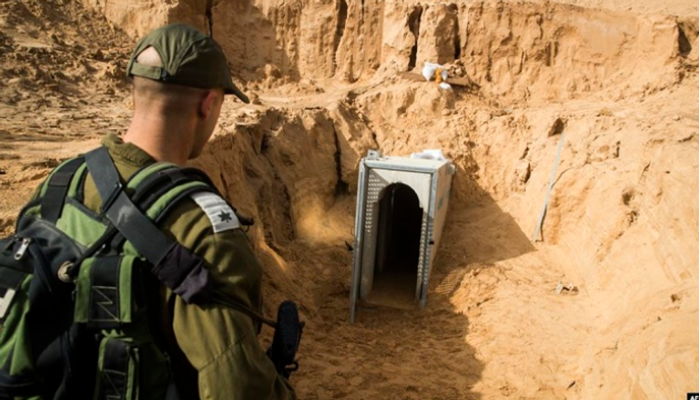 الاحتلال الإسرائيلي يكتشف نفقا جديدا على حدود غزة