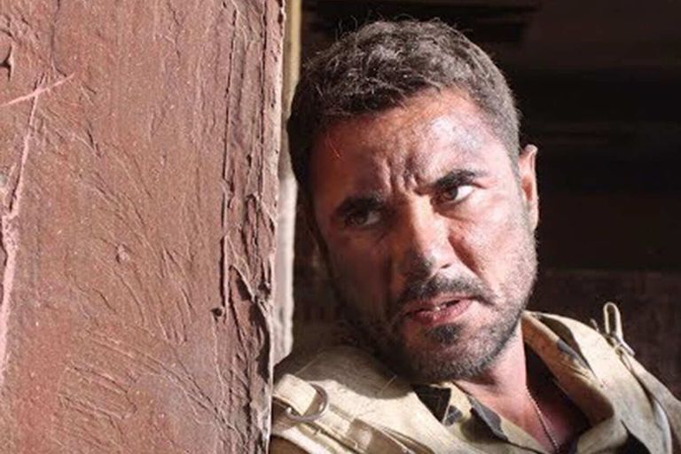 أحمد عز خلال عرض فيلم "الممر" في دبي