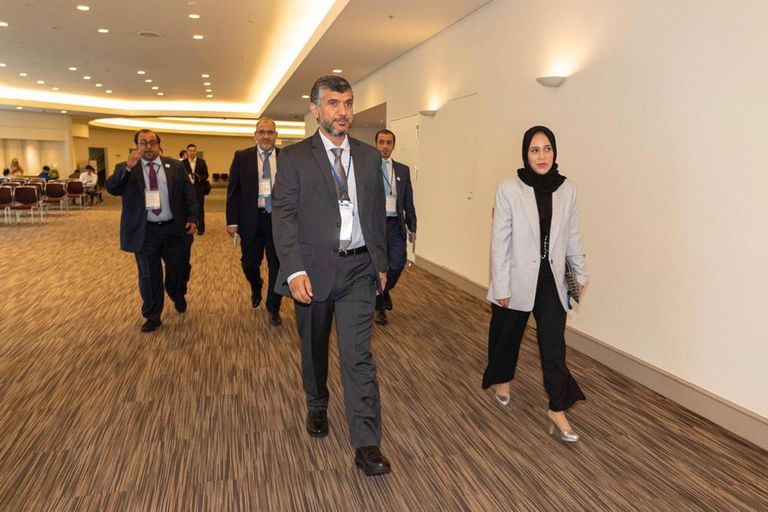 وفد دائرة الطاقة في أبوظبي أثناء زيارته اليابان