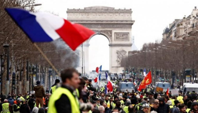 متظاهرو السترات الصفراء في باريس - أرشيفية