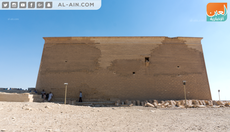 معبد قارون في مدينة الفيوم المصرية جنوب غرب القاهرة قصر قارون بالفيوم جنوب غرب القاهرة