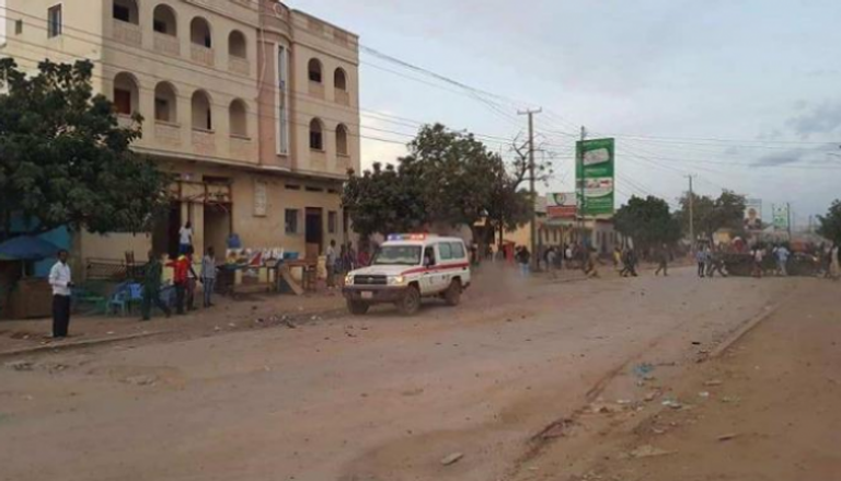 موقع انفجار سابق في الصومال