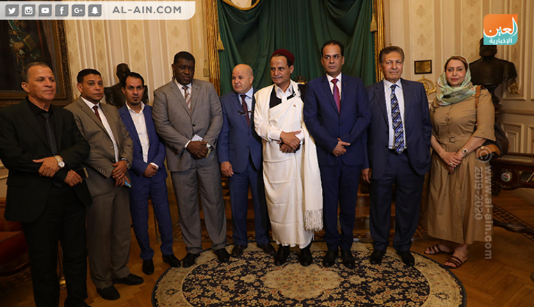 وفد النواب الليبي بالبرلمان المصري